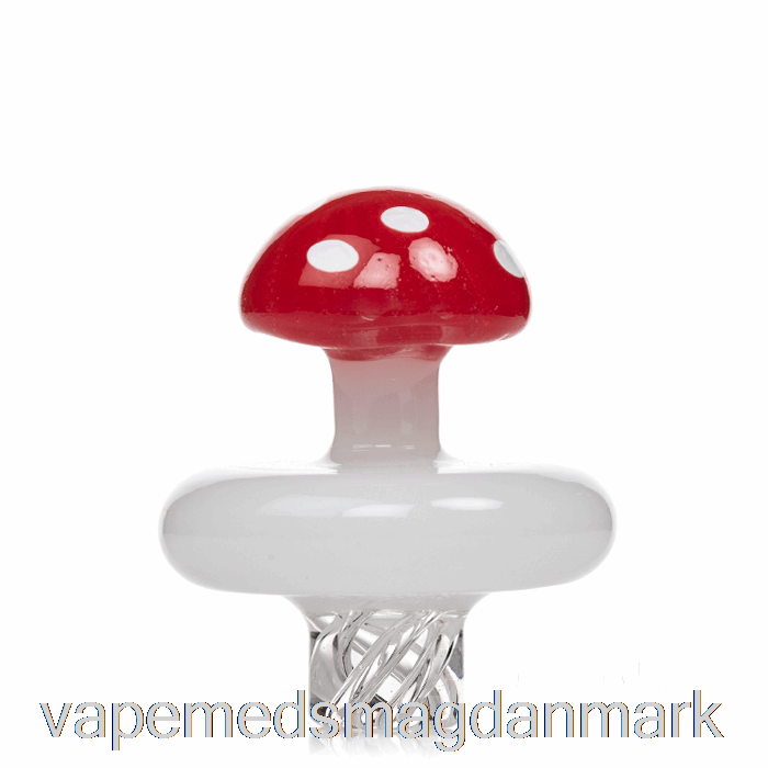 Vape Uden Nikotin Mj Arsenal Champignon Spinner Carb Cap Rød Hvid